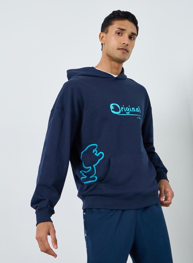 ستايلي هودي مطبع بطبعة جرافيك - Image 2